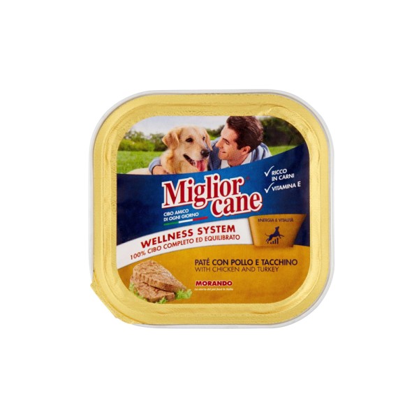 MIGLIOR DOG TRAY PATE WITH CHICKEN AND TURKEY