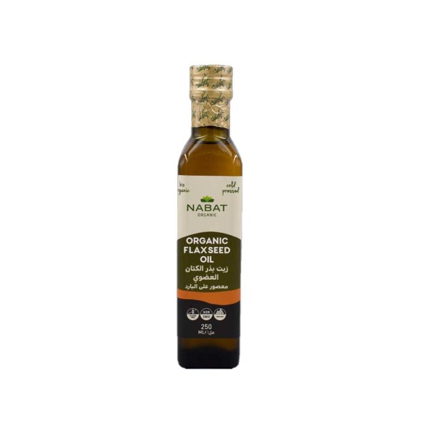 NABAT ORGANIC ORGANIC FLAXSEED OIL COLDPRESSED 