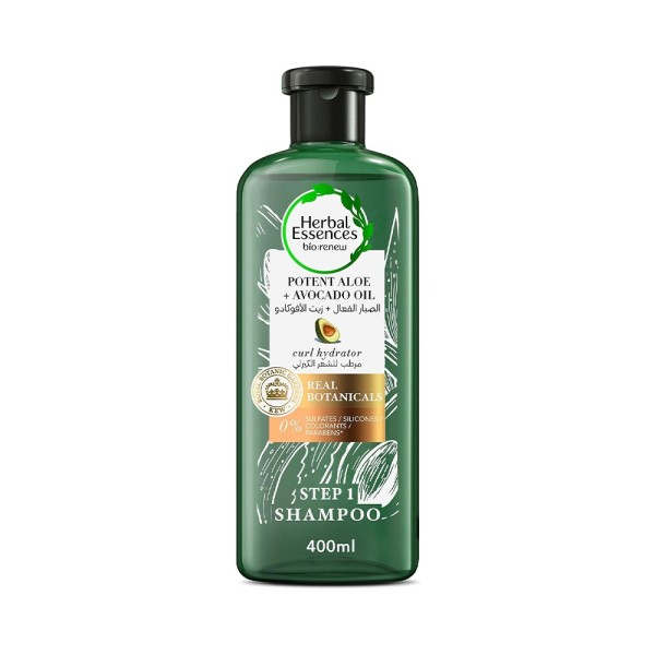 HERBAL ESSENCES SHAMPOO POTENT ALOE WITH AVOCADO OIL