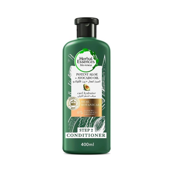 HERBAL ESSENCES CONDITIONER POTENT ALOE WITH AVOCADO OIL