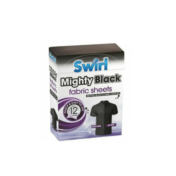 SWIRL MIGHTY BLACK SHEETS