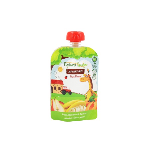 NATURASPOON POUCH PEAR+ BANANA + APRICOT 