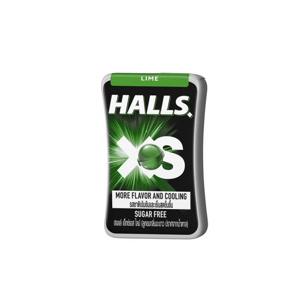 HALLS XS LIME SUGAR FREE