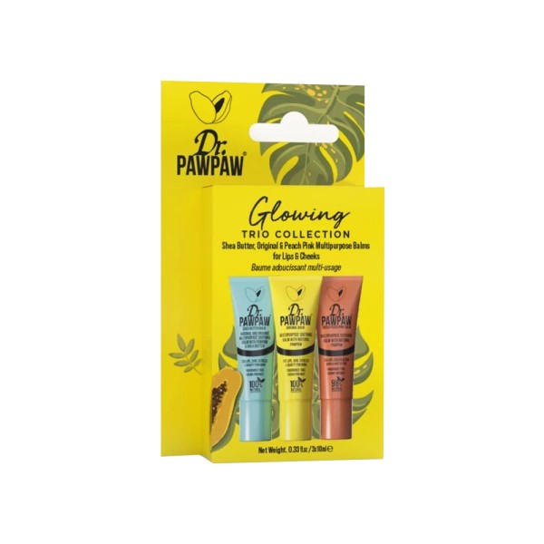 DR PAWPAW  GLOWING TRIO ORIG+SHEA+PEACH PINK MULTPRPOS 3PC