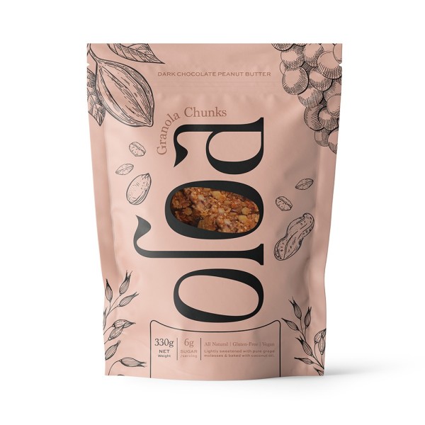 OLOA OLOA DARK CHOCOLATE PEANUT BUTTER GRANOLA CHUNKS
