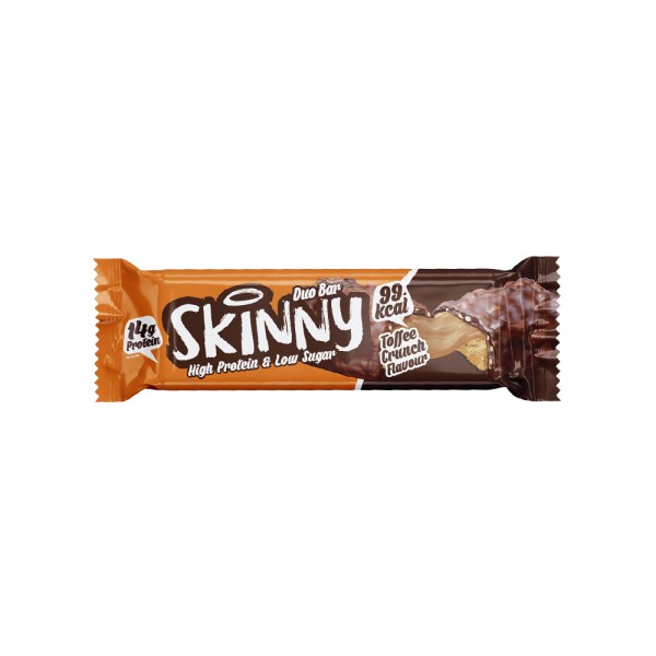 SKINNYFOOD DUO PROTEIN BARS TOFFEE CRUNCH