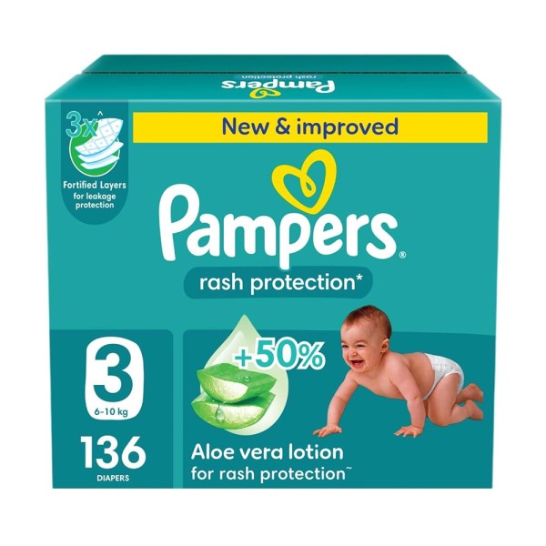 PAMPERS MEGA BOX BABY DIAPERS SIZE3 6-10KG
