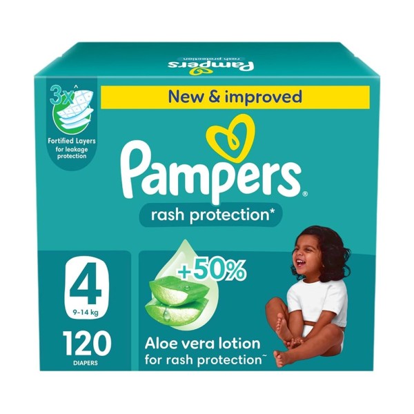 PAMPERS MEGA BOX BABY DIAPERS SIZE 4 9-14KG