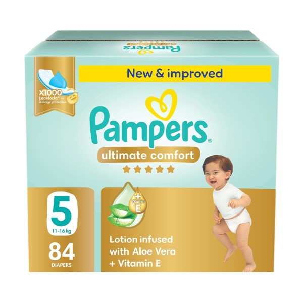 PAMPERS PREMIUM MEGA BOX BABY DIAPERS SIZE5 11-16KG