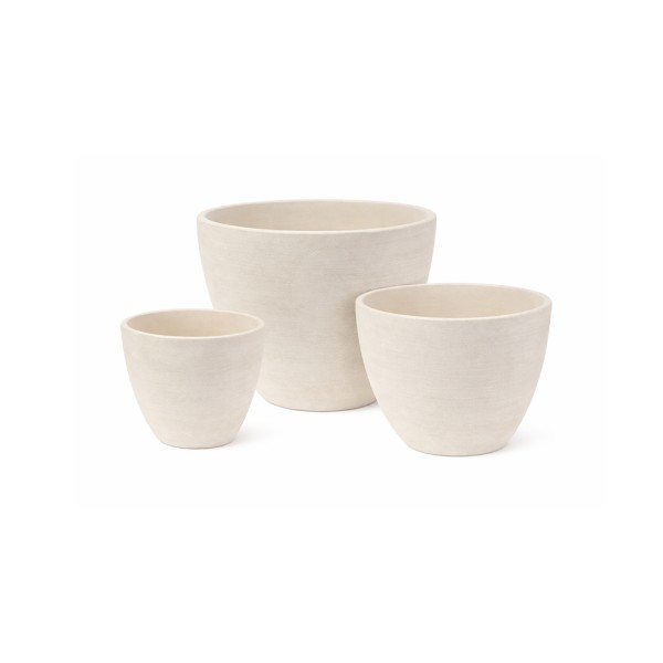 KOOPM FLOWER POT WHITE SET  66900330