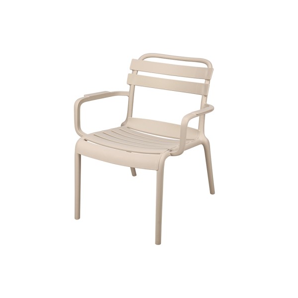  CHAIR STACKABLE WARM GREY