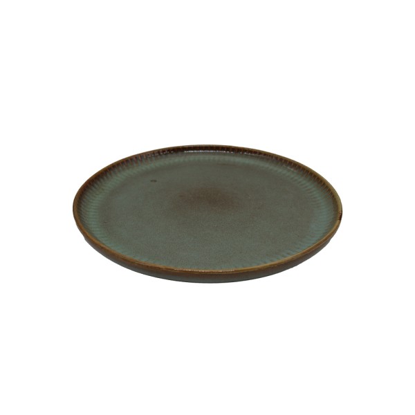 AYL.GOODS OLIVE CERAMIC SIDE PLATE D.RIM
