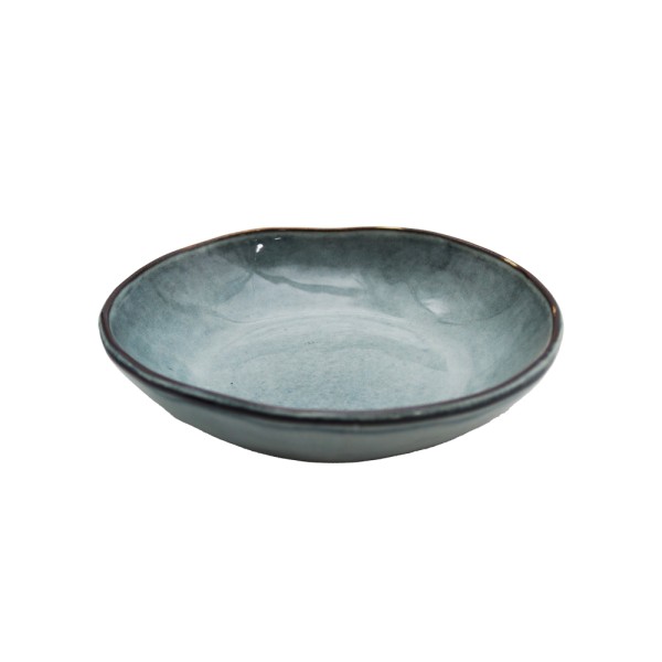 AYL.GOODS LIGHT GREY CERAMIC DEEP PLATE