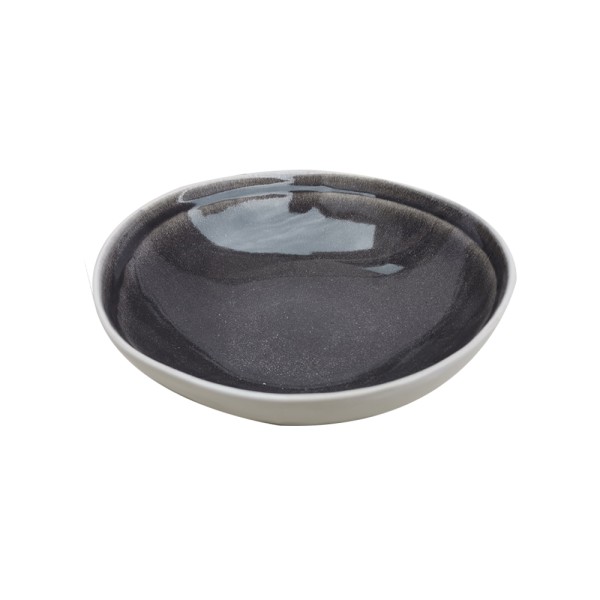 AYL.GOODS BROWN D. CERAMIC DEEP PLATE