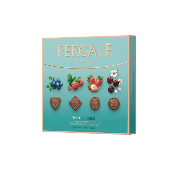 PERGALE ASSORTED MILK BERRIES CHOCLOATE