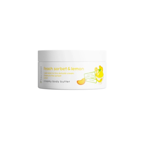NACOMI CREAMY BODY BUTTER PEACH SOREBET AND LEMON