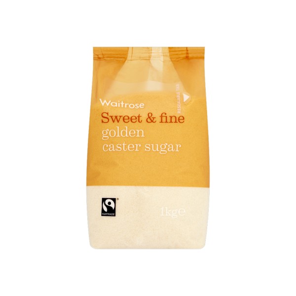 WAITROSE SWEET AND FINE GOLDEN CASTER SUGAR