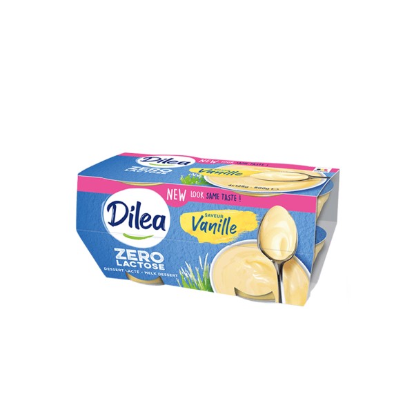 DILEA VANILLE DESSERT PUDDING ZERO LACTOSE
