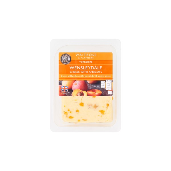 WAITROSE CHEESE WITH APRICOT