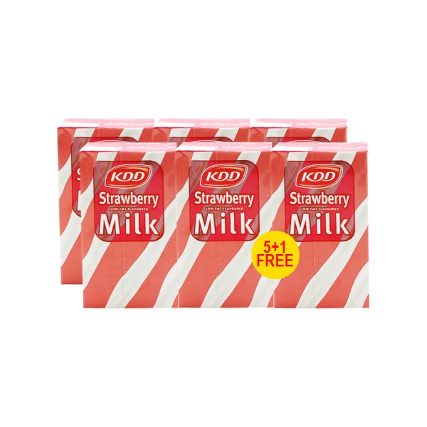 KDD STRAWBERRY MILK 5+1 FREE
