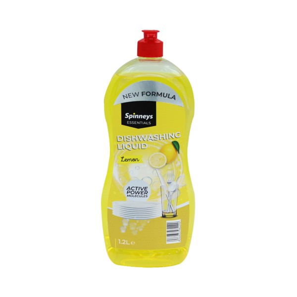 SPINNEYS ESSENTIALS DISHWASHING LIQUID LEMON