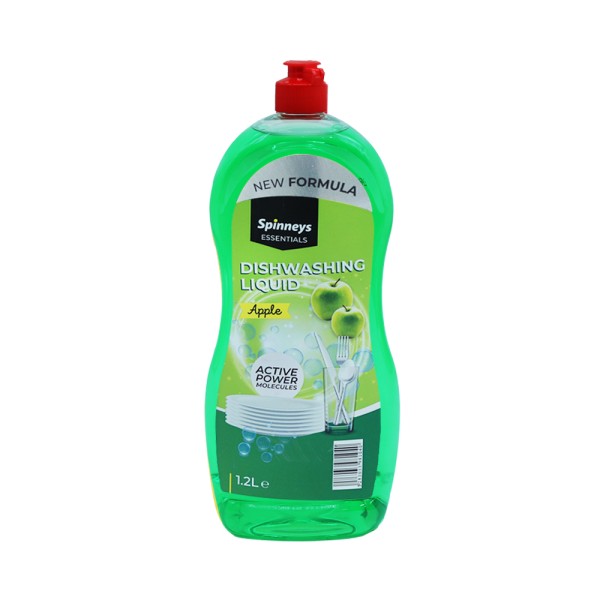 SPINNEYS ESSENTIALS DISHWASHING LIQUID APPLE