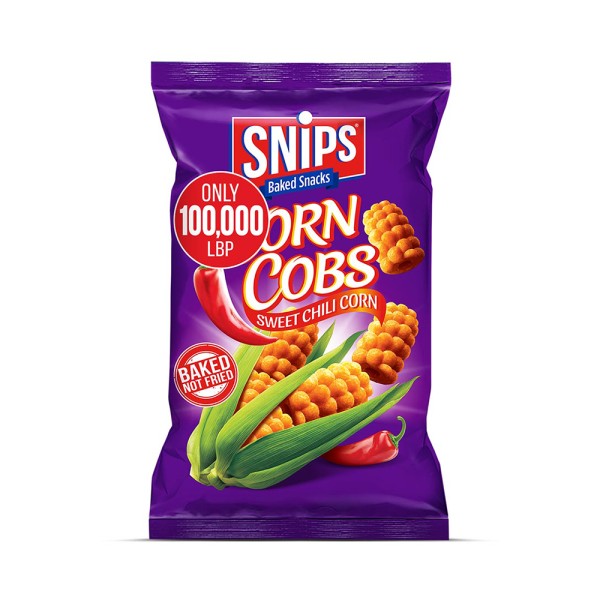 SNIPS CORN COBS SWEET CHILI