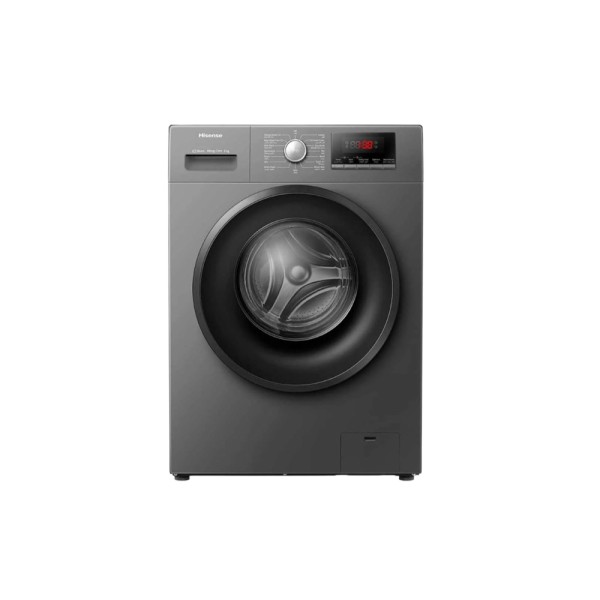 HISENSE WASHER 1200RPM INVERTER STEAM PRG DIGITAL TITANIUM