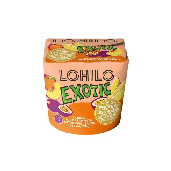 LOHILO VANILLA ICE CREAM WITH EXOTIC FRUITS