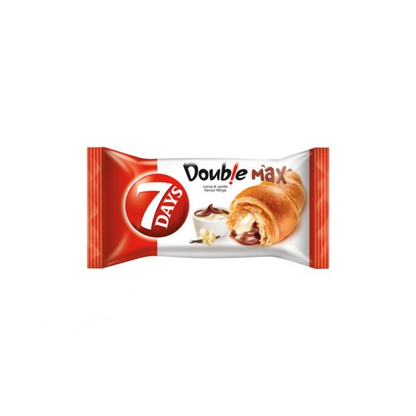 7DAYS CROISSANT DOUBLE MAX CACAO  AND VANILLA