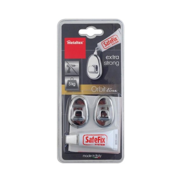 METALTEX ORBIT SET HOOKS+GLUE 