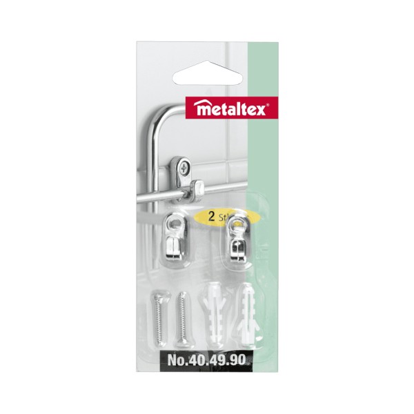 METALTEX MALLORCA SET HOOKS+SCREWS+DOWELS 
