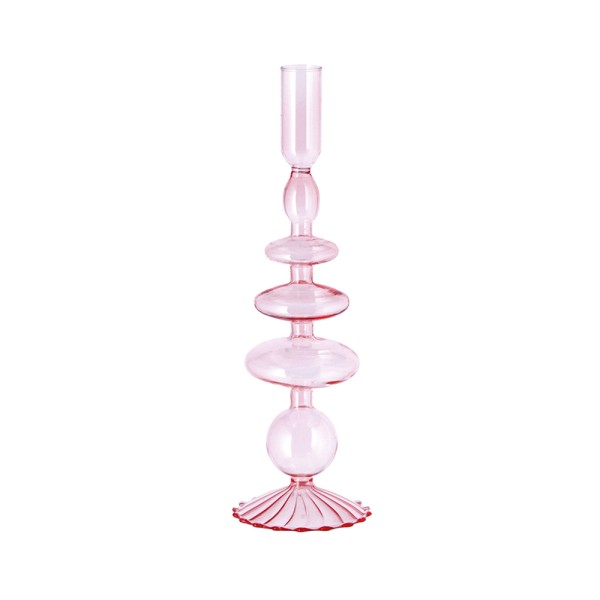 AD TREND P-CANDLE IN GLASS ASS4COL
