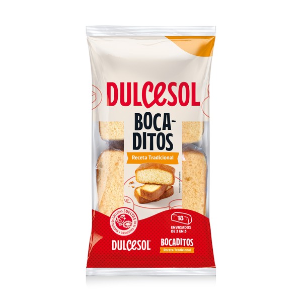 DULCESOL BOCADITO CAKE SLICE 18PC