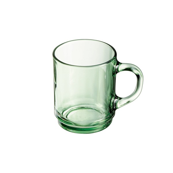 LUMINARC ALBA SOFT GREEN  GLASS MUG