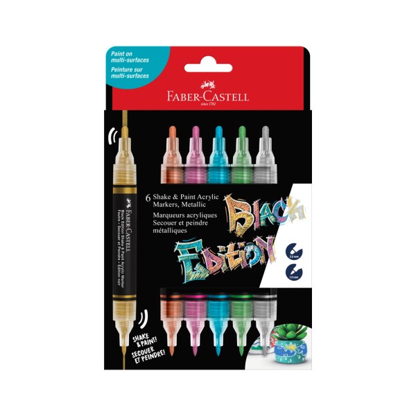 FABER ACRYLIC MARKERS METALLIC
