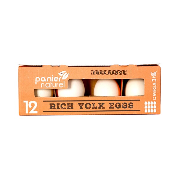 PANIER NAT RICH YOLK EGGS