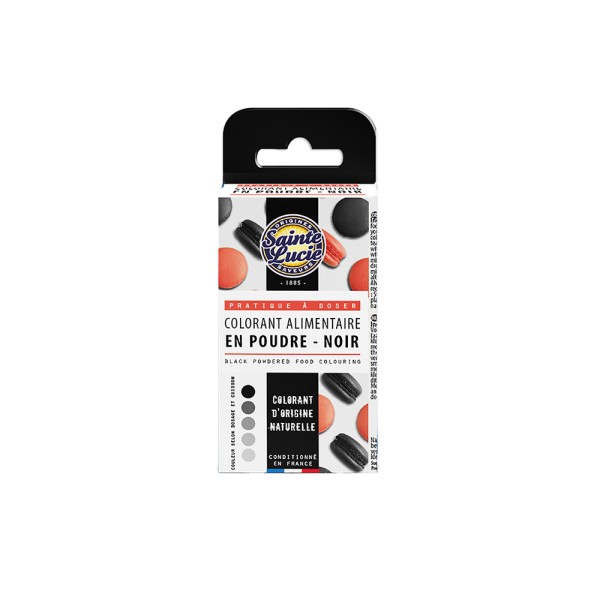 STE LUCIE COLORANT ALIMENTAIRE EN POUDRE NOIR