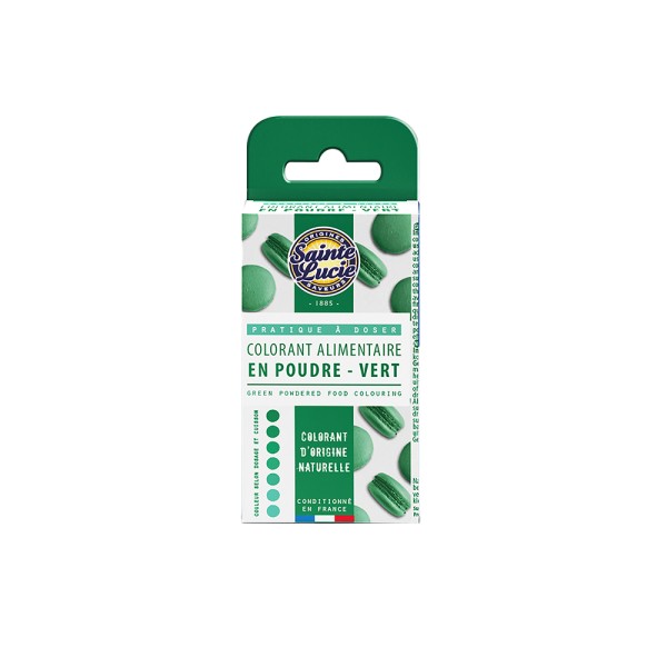 STE LUCIE COLORANT ALIMENTAIRE EN POUDRE VERT