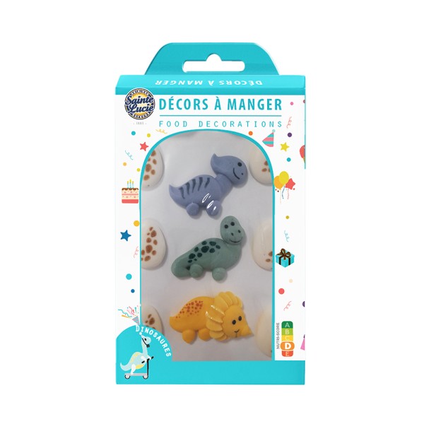 STE LUCIE DINOSAURES DECORS A MANGER