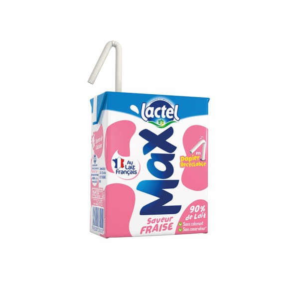 LACTEL UHT MILK STRAWBERRY FLAVOR 