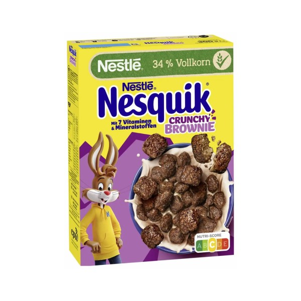 NESQUIK CRUNCHY BROWNIE CEREALS