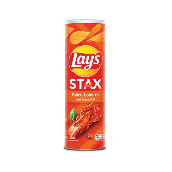 LAYS STAX SPICY LOBSTER POTATO CHIPS 