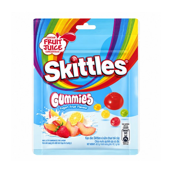 SKITTLES GUMMY FFRUIT YOGURT