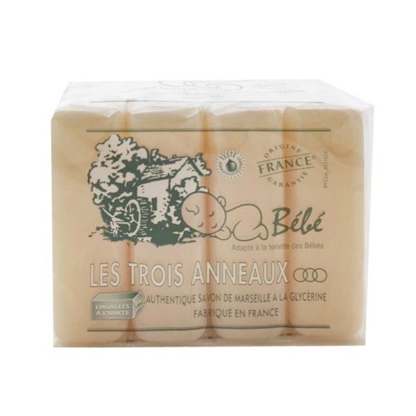 LES TROIS ANNEAUX SAVON DE MARSEILLE BEBE