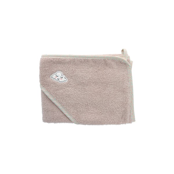 PARSA BABY HOODED TOWEL WITH EMBROIDERY