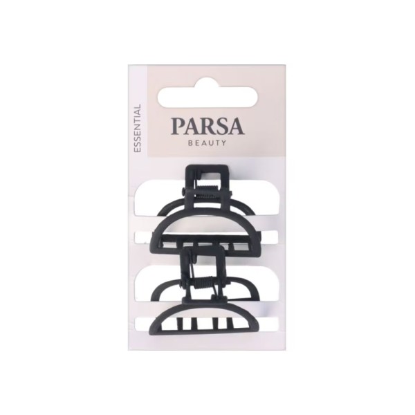 PARSA HAIRCLAW METAL BLACK MATT
