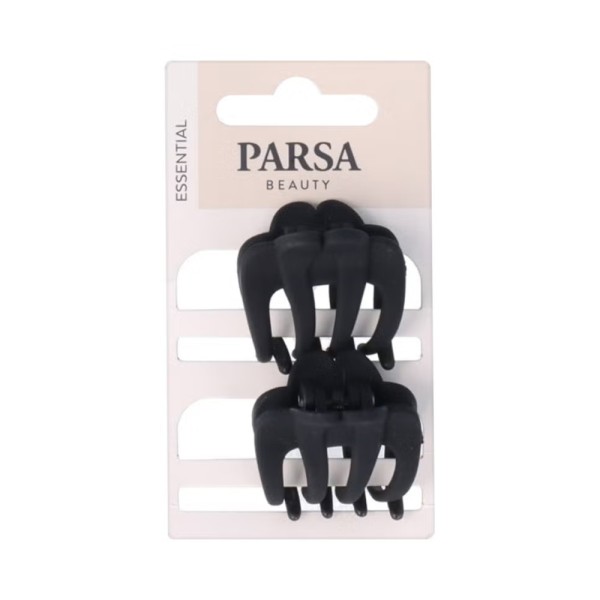 PARSA HAIRCLAW BLACK SHINY
