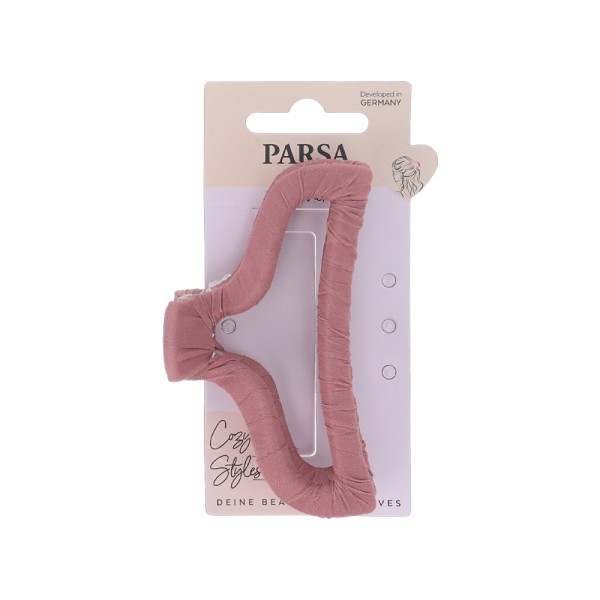 PARSA HAIRCLAW PINK SATIN