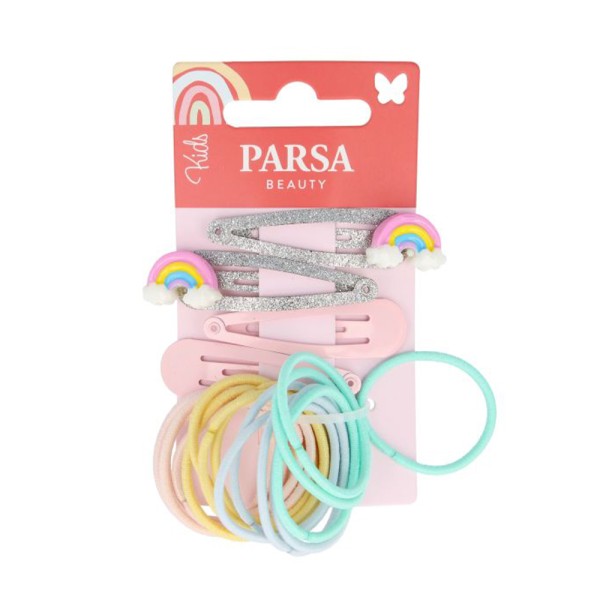 PARSA KIDS HAIR ACCESSORIES RAINBOW